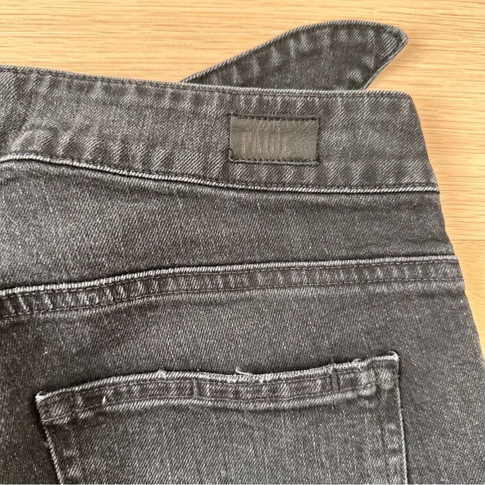 CROPPED PAIGE DENIM - SIZE 27 - BLACK - EXCELLENT CONDITION! - Picture 9 of 9
